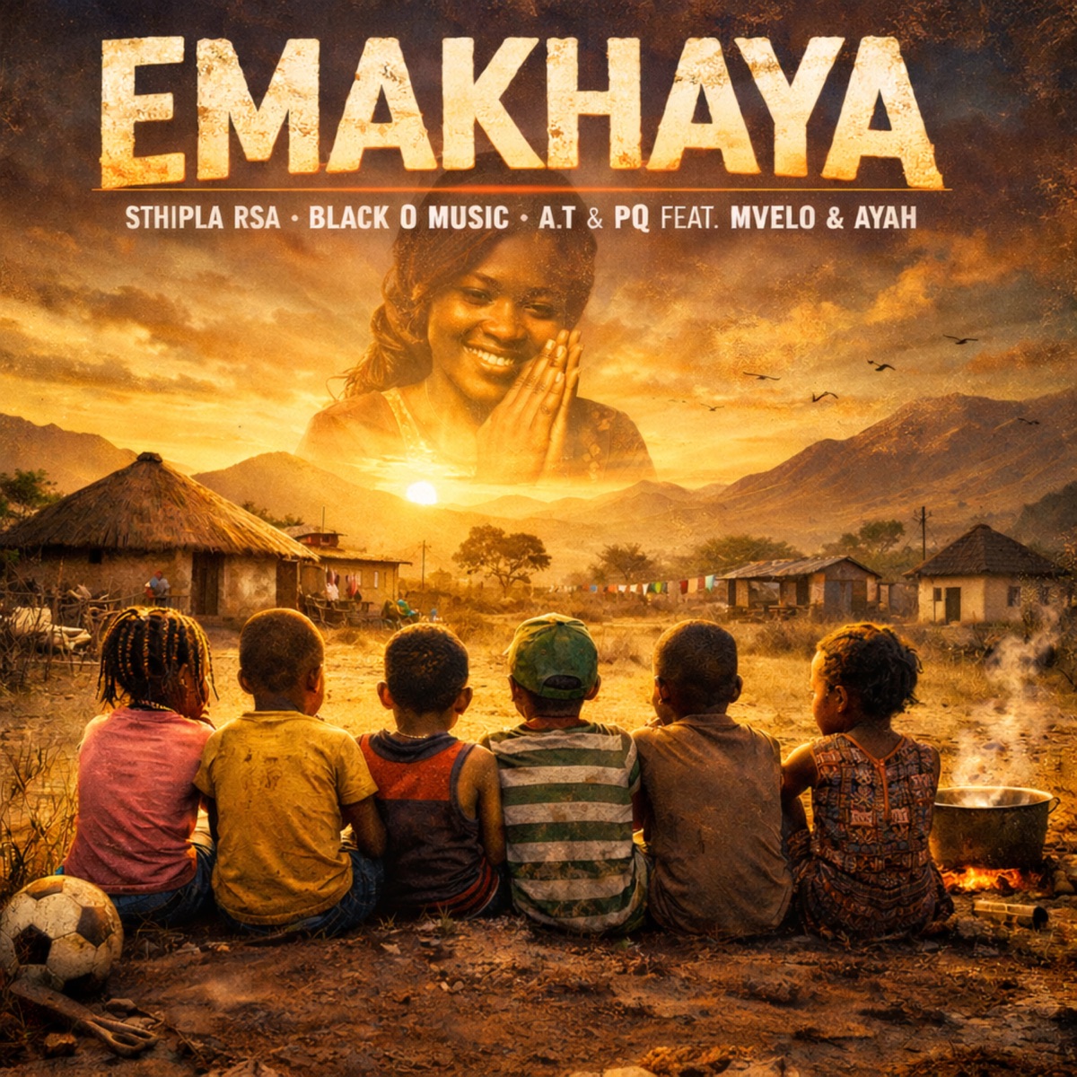 Emakhaya (feat. AYAH & Mvelo) - Single by Sthipla rsa, Black O Music & A.T&PQ album cover