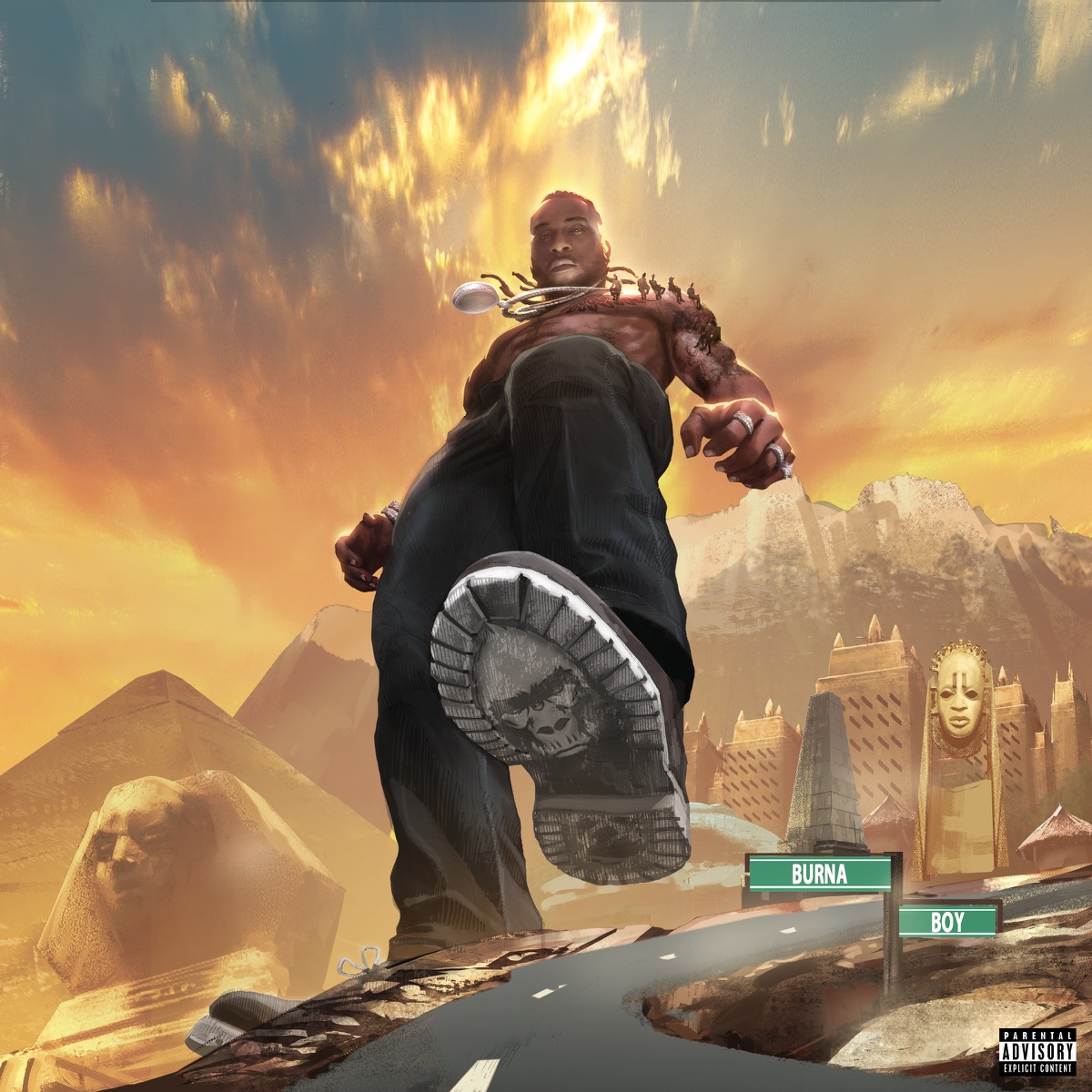 Twice As Tall by Burna Boy album cover