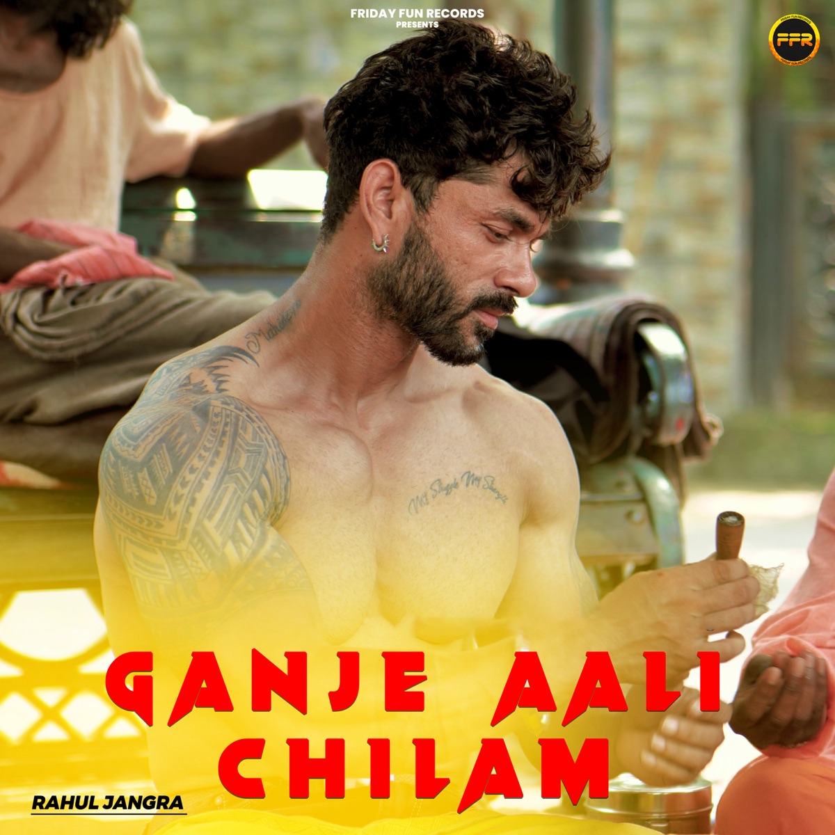 Ganje Aali Chilam - Single by Rahul Jangra album cover