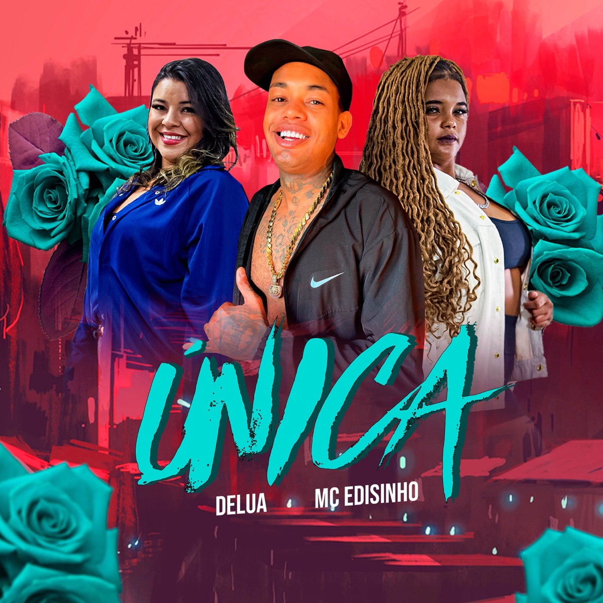Única - Single by Delua & MC Edisinho album cover