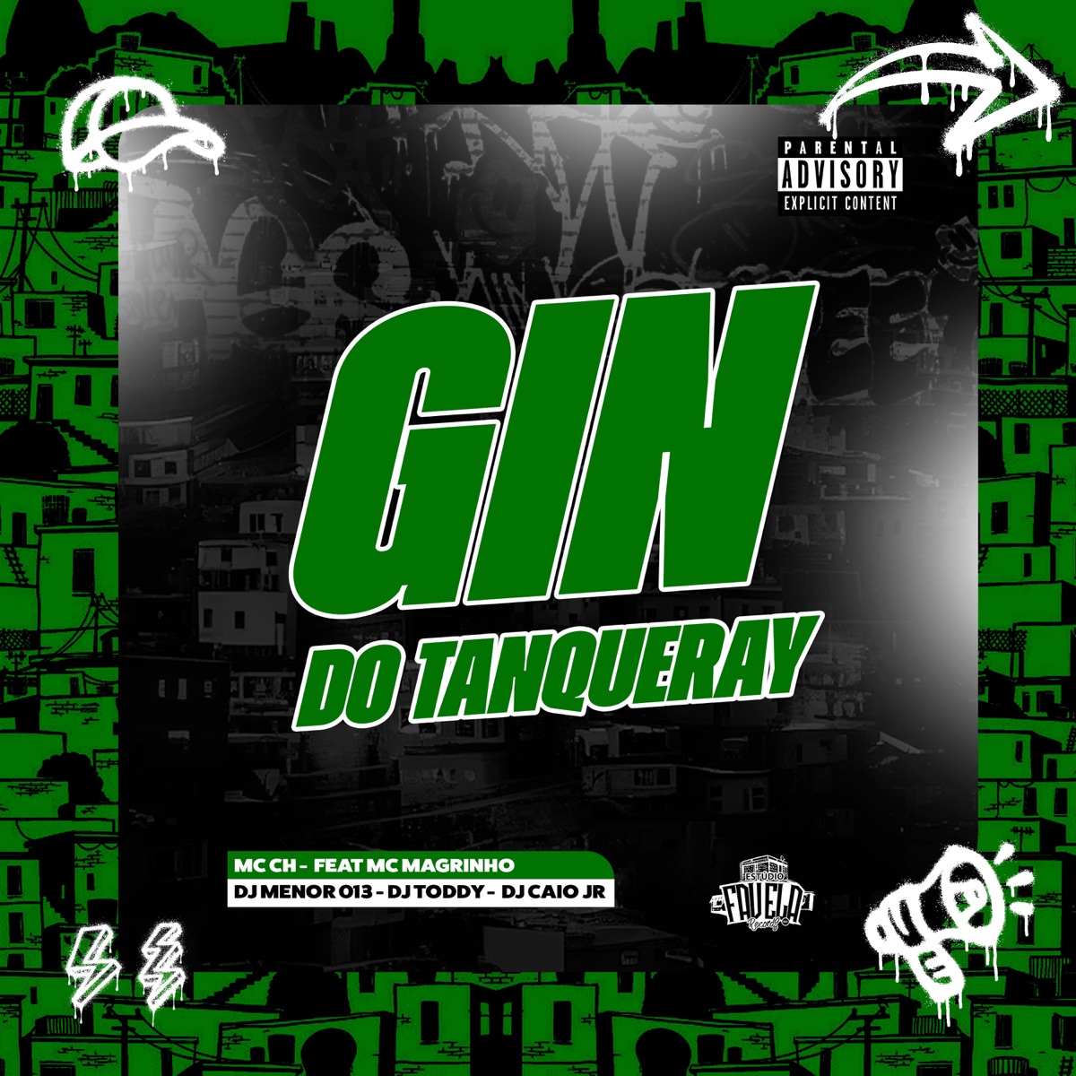 Gin do Tanqueray (feat. Mc Magrinho) - Single by Mc CH, DJ MENOR 013, DJ CAIO JR & DJ Toddy album cover