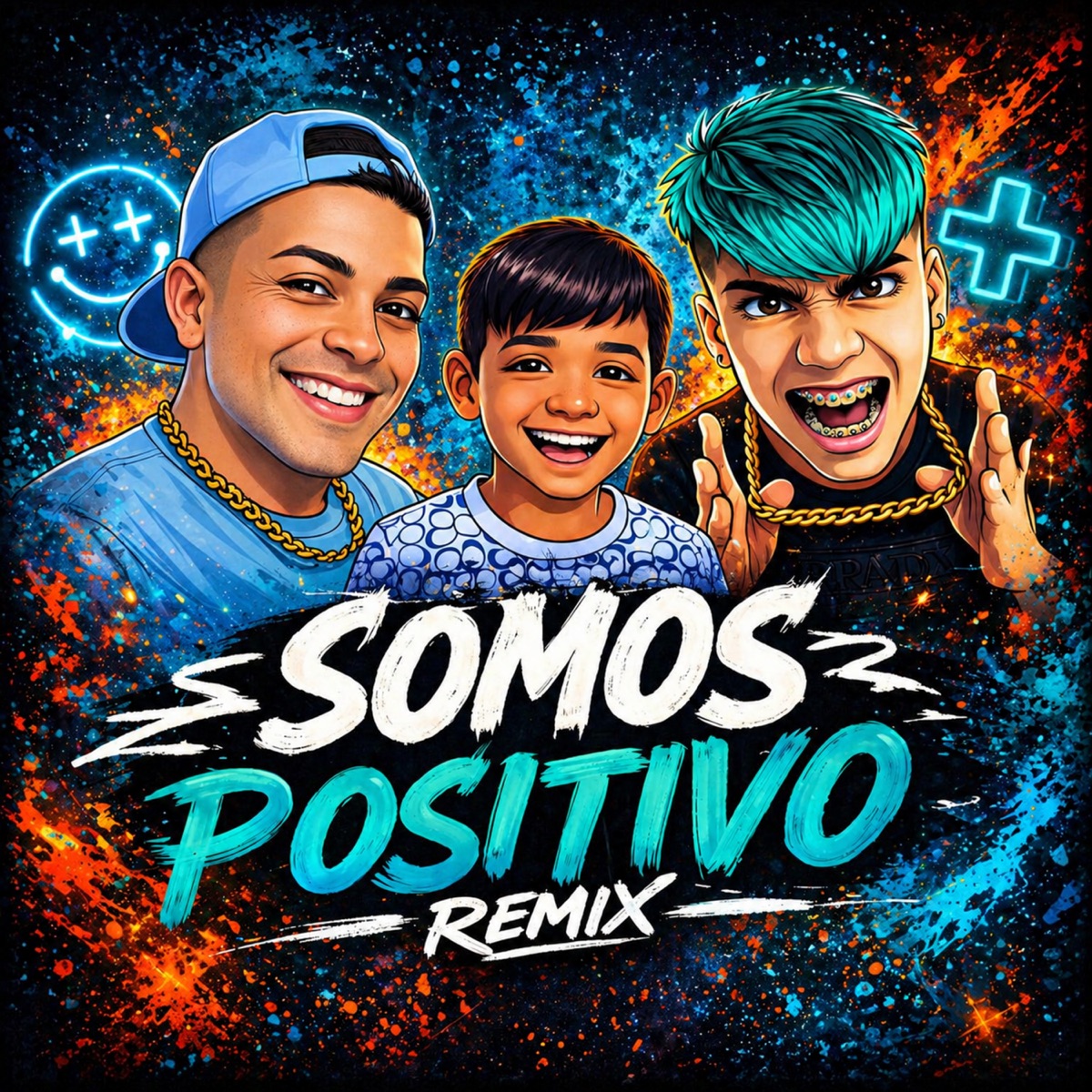 Somos Positivo Remix - Single by Sayian Jimmy, Lokate & emilio vozzz album cover
