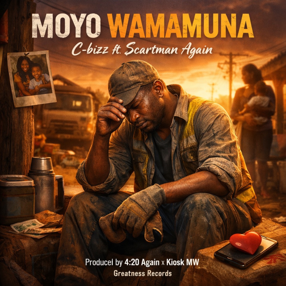 Moyo Wa Mamuna - Single by C-Bizz & Scartman Again album cover