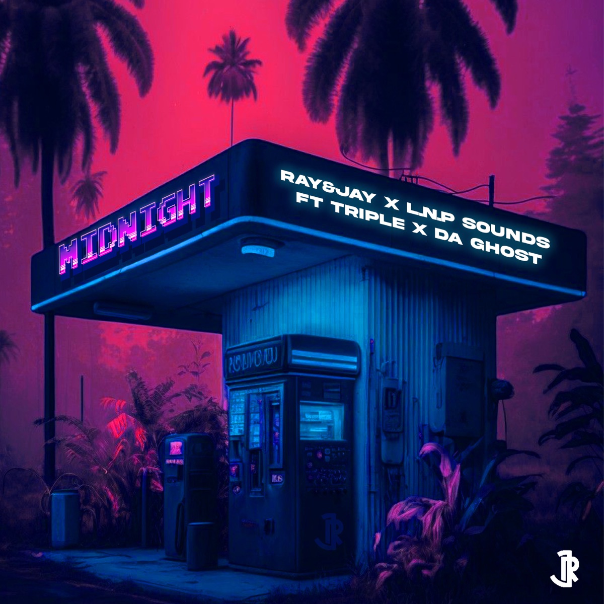 Midnight (feat. Triple X Da Ghost) - Single by Ray&Jay & L.N.P SOUNDS album cover