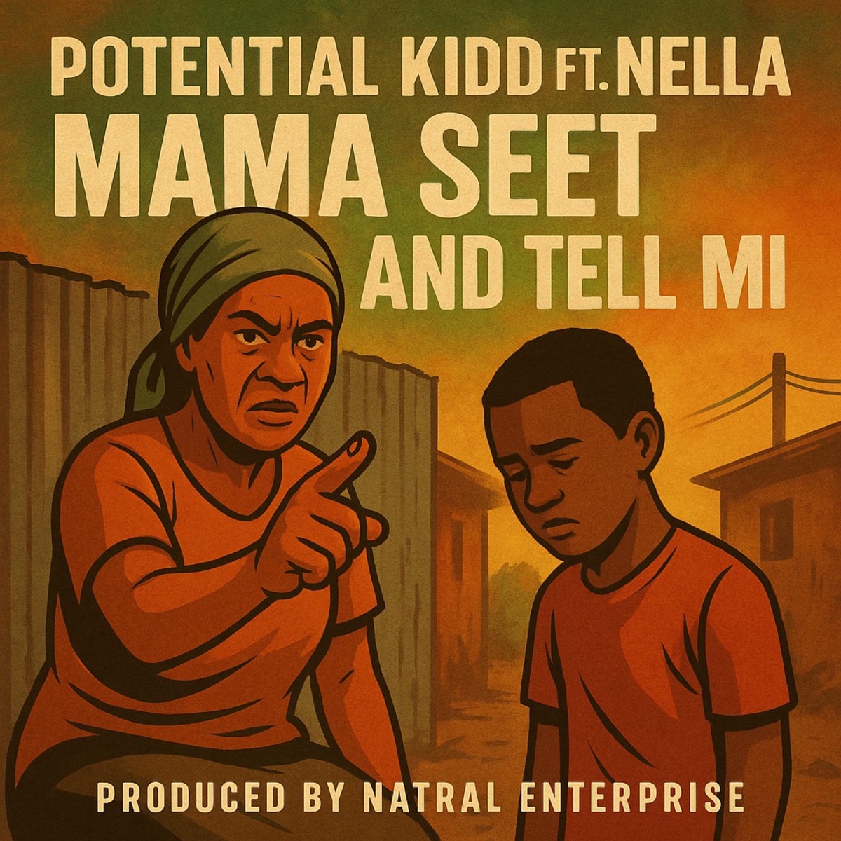 MAMA START CRYING NOW - Single by POTENTIAL KIDD & NELLA album cover