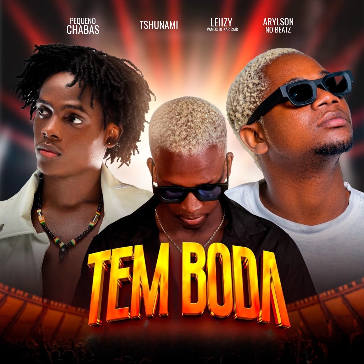 Tem Boda - Single by Pequeno Chabas, Tshunami, Leiizy Vamos Deixar Cair & Arylson no Beatz album cover