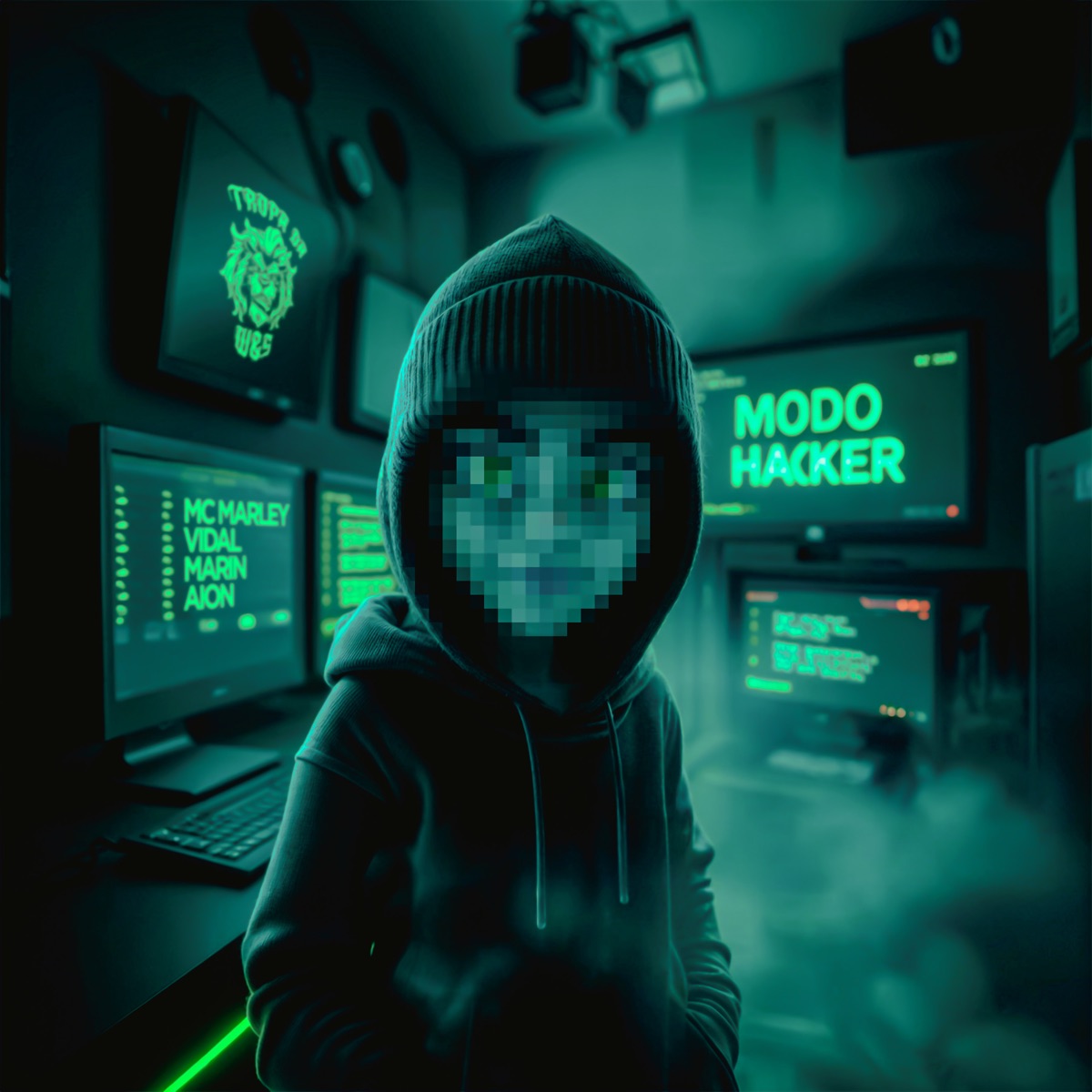 Modo Hacker (feat. AION) - Single by MC Marley, Vidal & Marin album cover