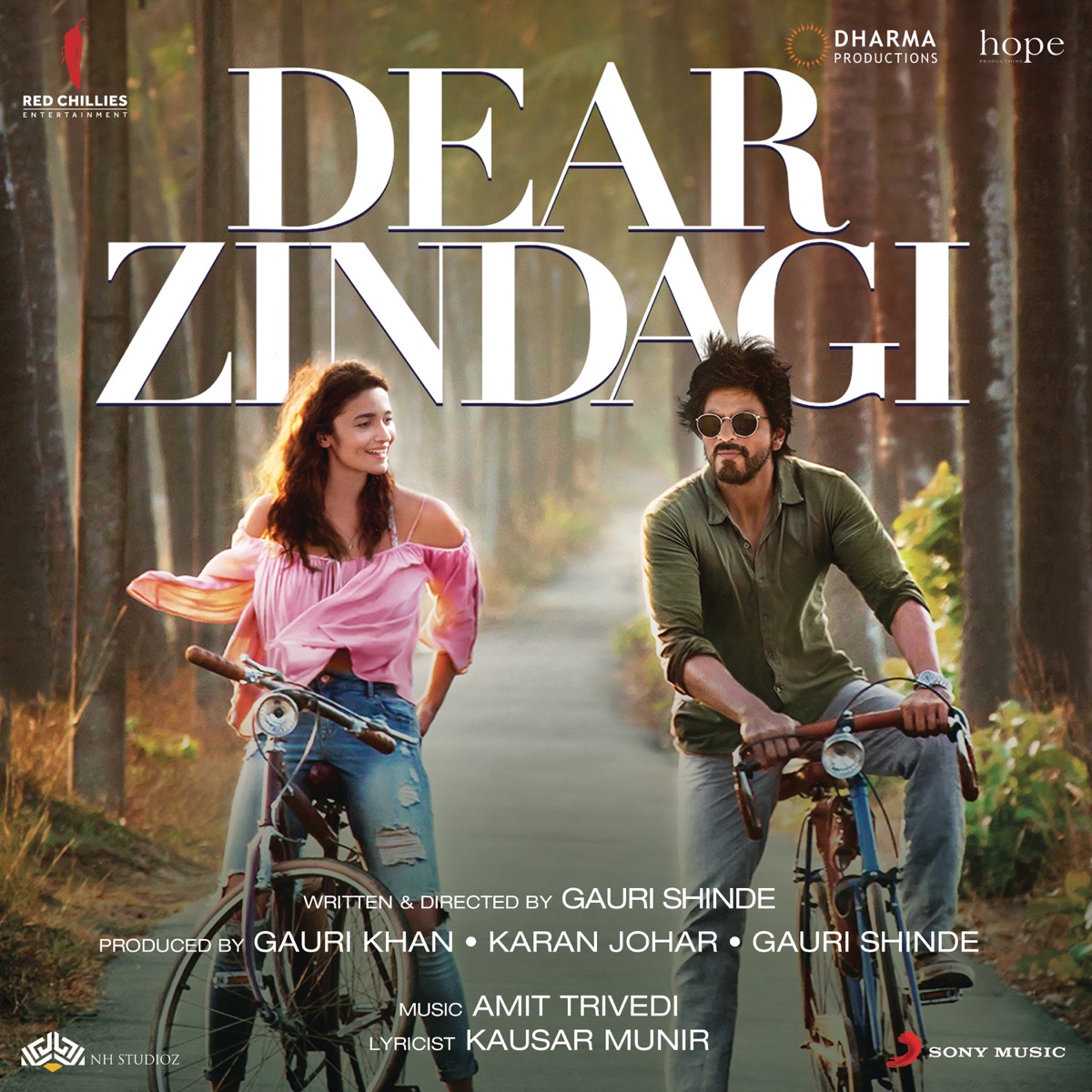 Dear Zindagi (Original Motion Picture Soundtrack) by Amit Trivedi & Ilaiyaraaja album cover