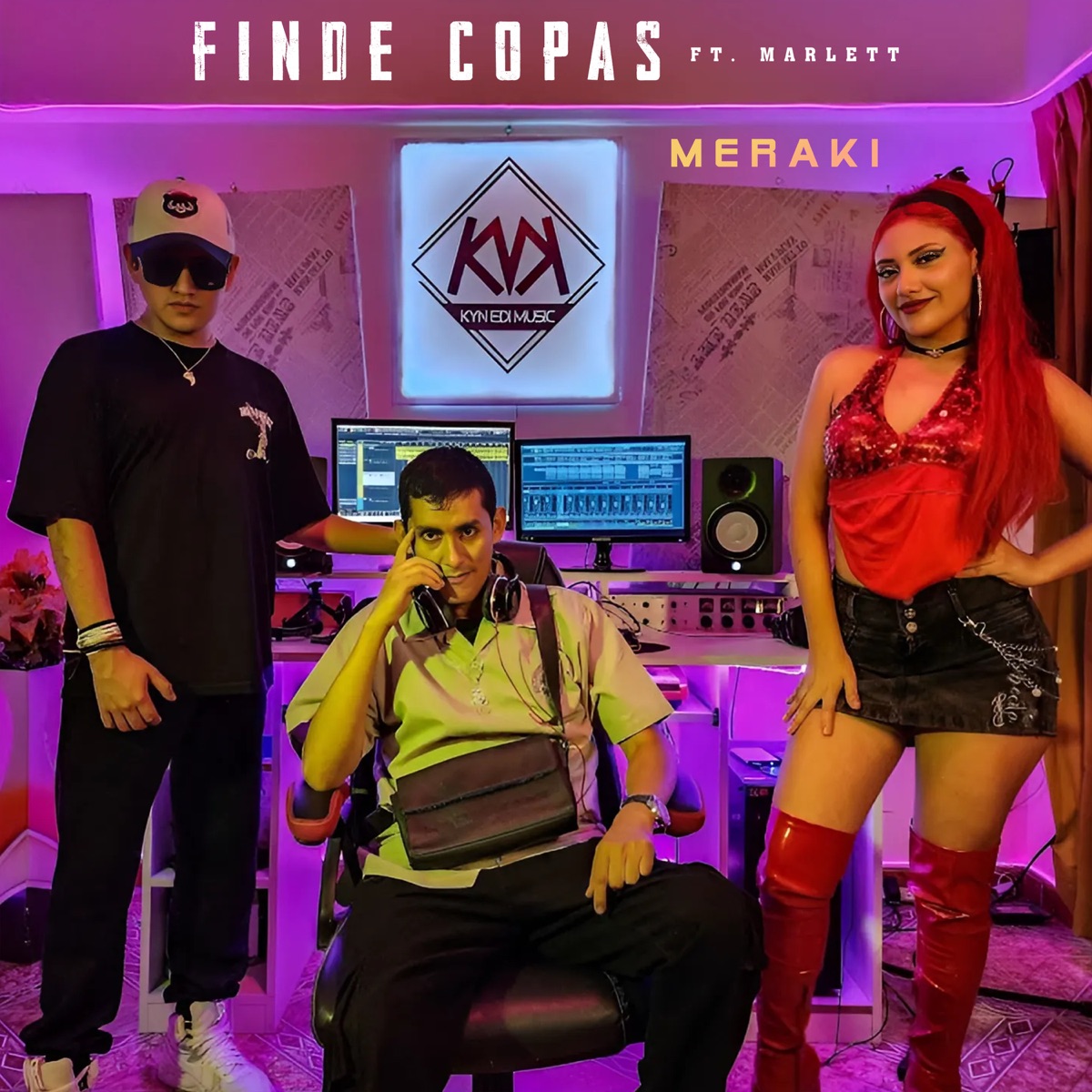 Finde Copas (Meraki) [feat. Marlett] - Single by Kyn Edi Music album cover