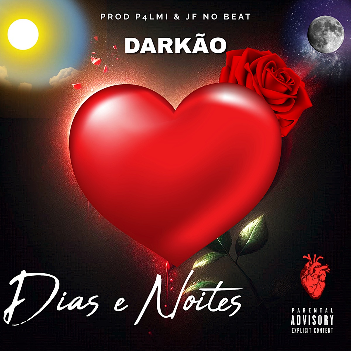 Dias e Noites - Single by Darkão, JF No Beat & P4LMI album cover