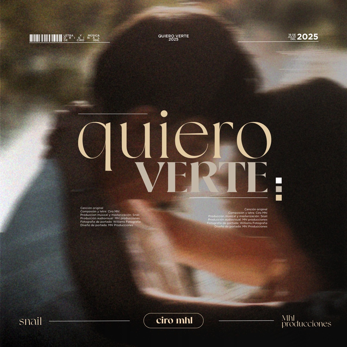 Quiero Verte - Single by Ciro Mhl album cover