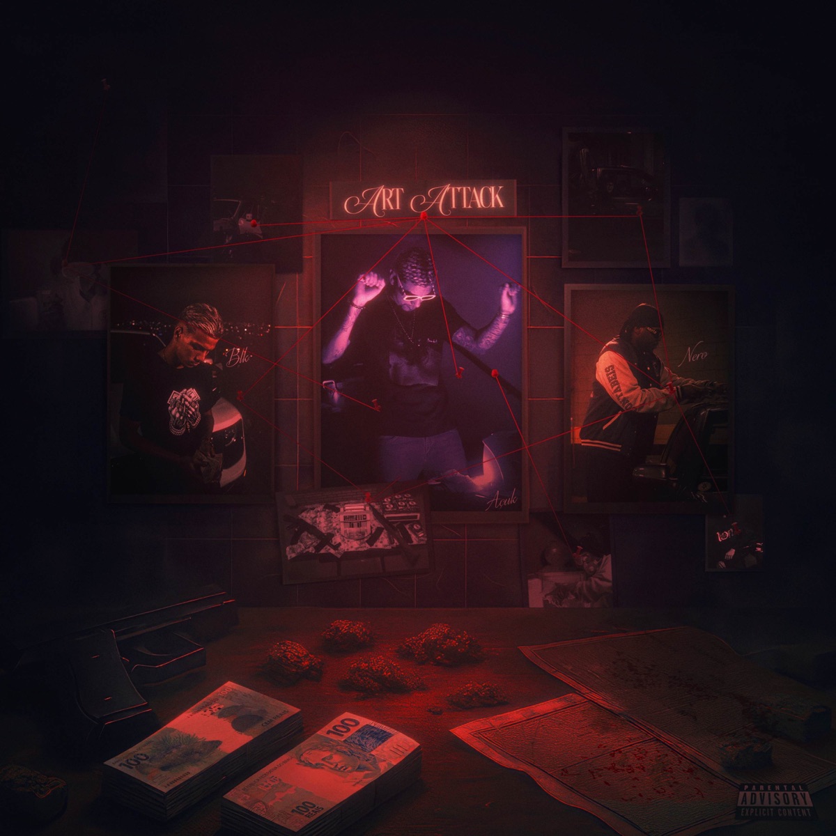 Art Attack (feat. Nero Pitbull) - Single by Drac records, BLK Mc & AçúK album cover