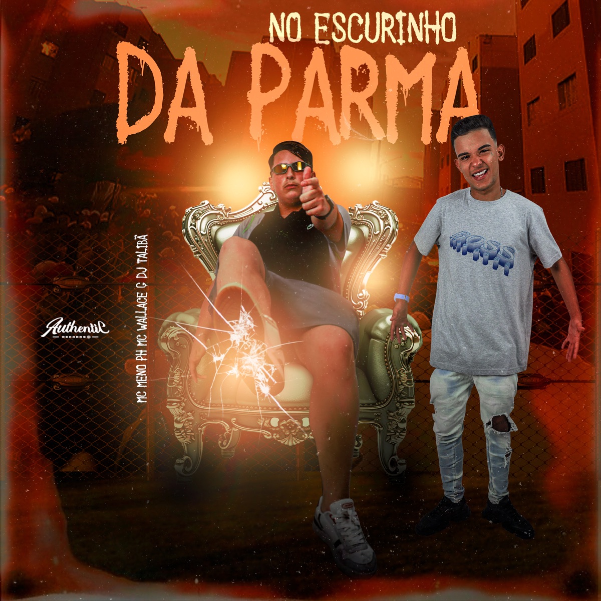 No Escurinho da Parma (feat. Mc Wallace G) - Single by DJ Talibã & MC MENO PH album cover