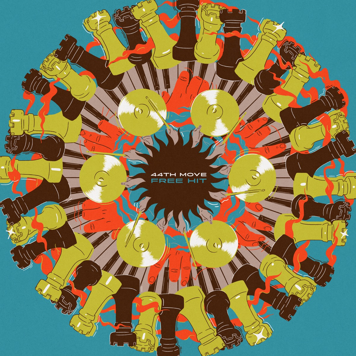 Free Hit - Single by 44th Move, Alfa Mist & Richard Spaven album cover