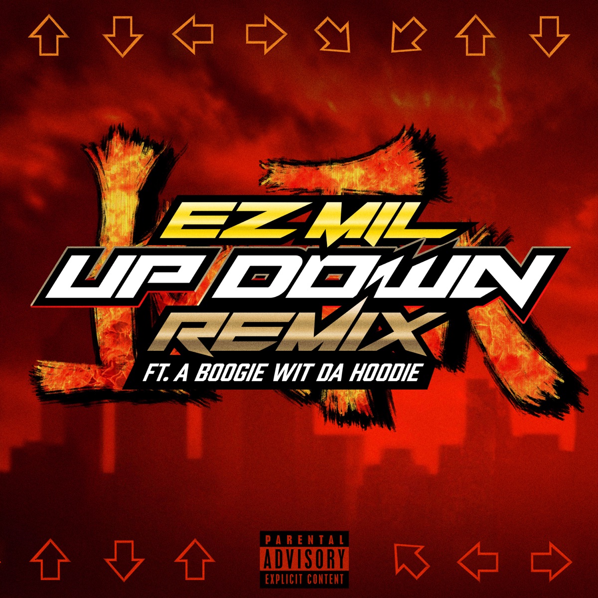 Up Down (Remix) [feat. A Boogie wit da Hoodie] - Single by EZ MIL album cover artwork