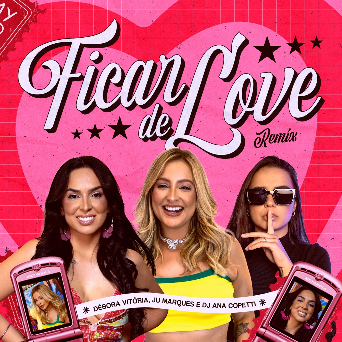 Ficar de Love (Remix) [feat. Juliana Marques] - Single by Débora Vitória album cover