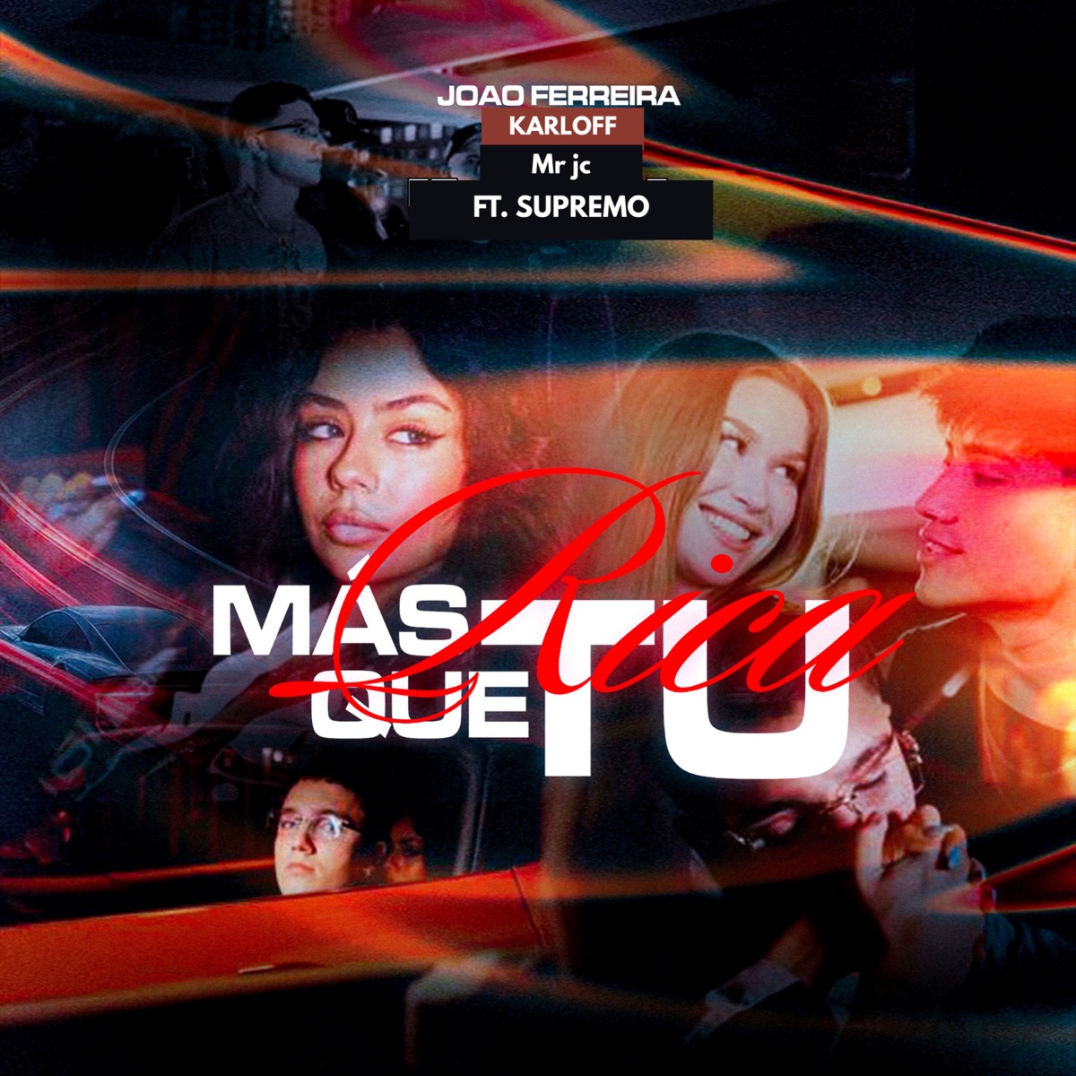 Mas Rica Que Tu (feat. Supremo) - Single by Karloff, João Ferreira & Mr Jc album cover