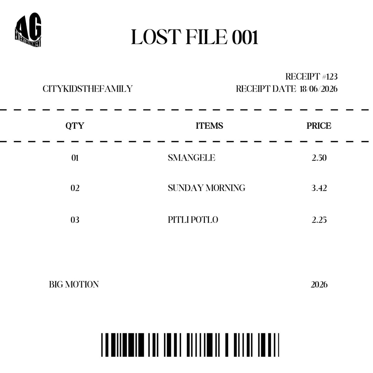 LOST FILES 001 (EP) - Single by citykidsthefamily album cover