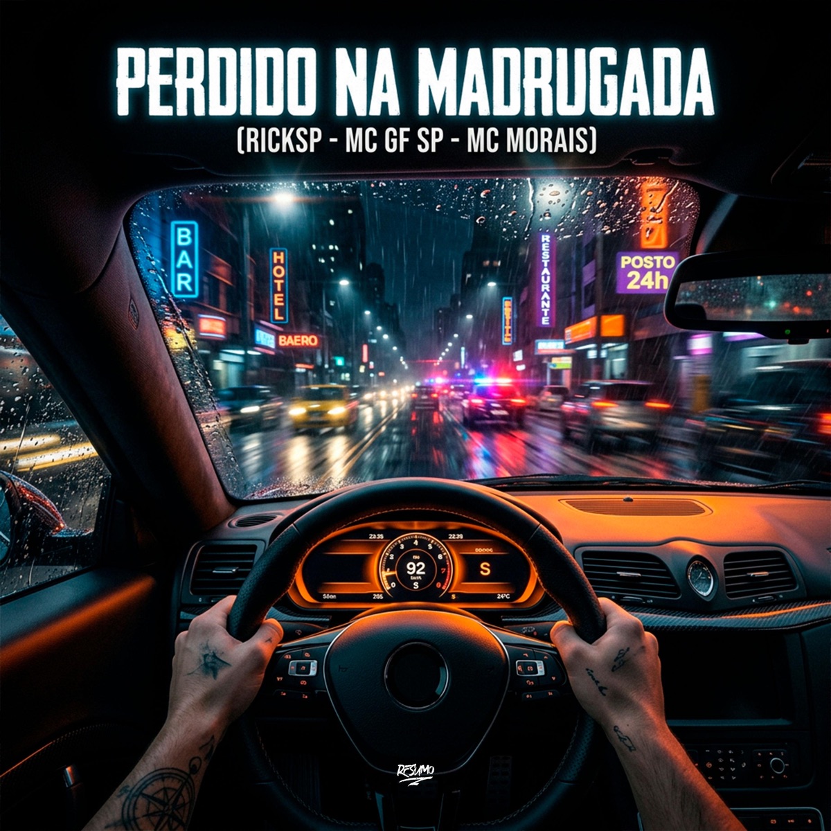 Perdido Na Madrugada - Single by ricksp, Gf sp & Mc Morais album cover
