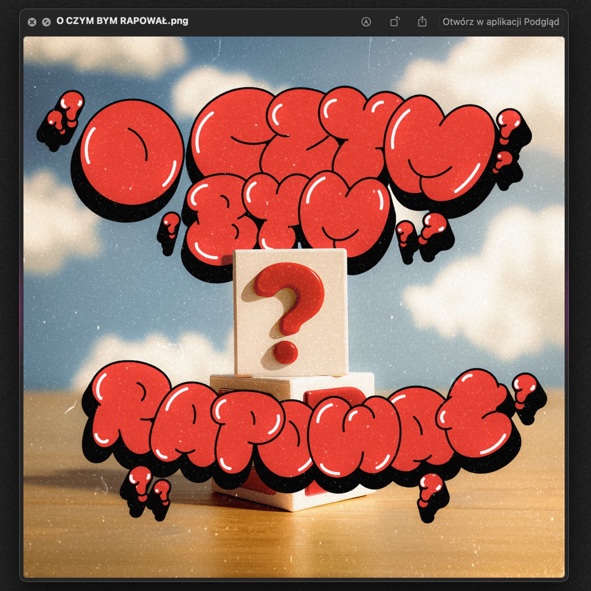 O CZYM BYM RAPOWAŁ - Single by Odys & asthma album cover
