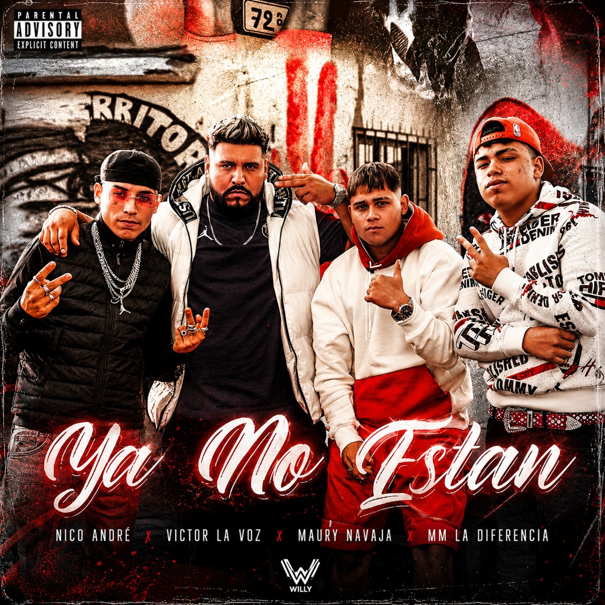 Ya No Estan (feat. Mm la Diferencia) - Single by nico andré, Maury Navaja & Victor la Voz Official album cover