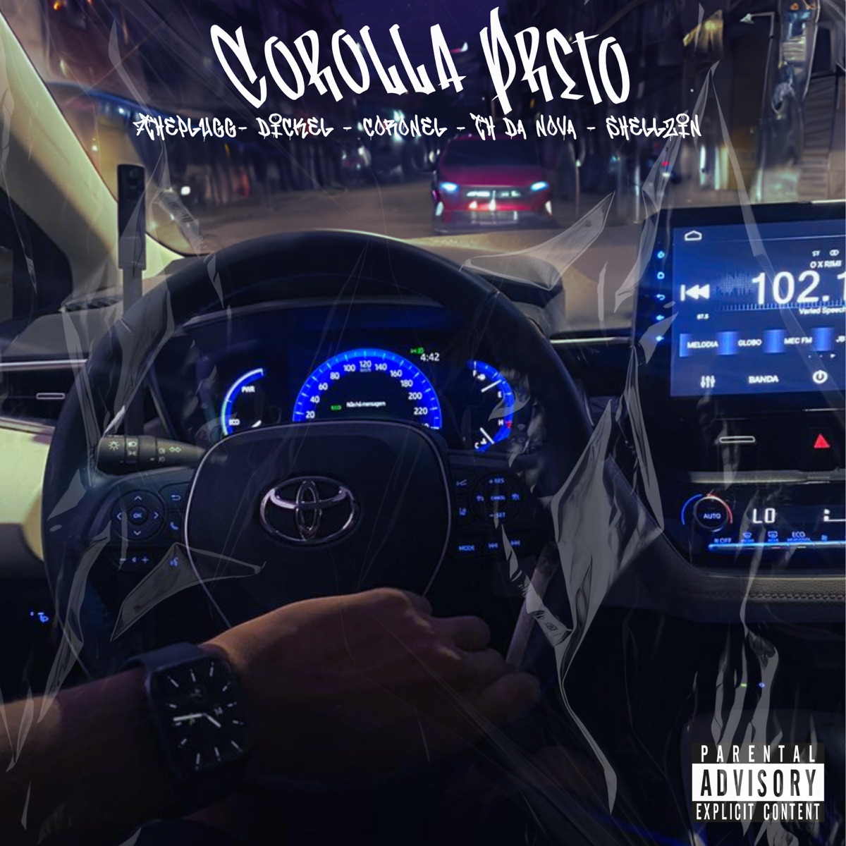 Corolla Preto (feat. Shellzin, TH Da Nova & Coronel Da 211) - Single by 7theplugg & Dickel album cover