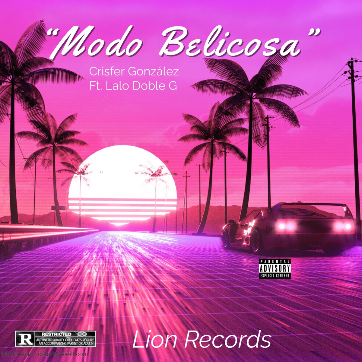 Modo Belicosa (feat. Lalo doble g) - Single by Crisfer Gonzalez album cover