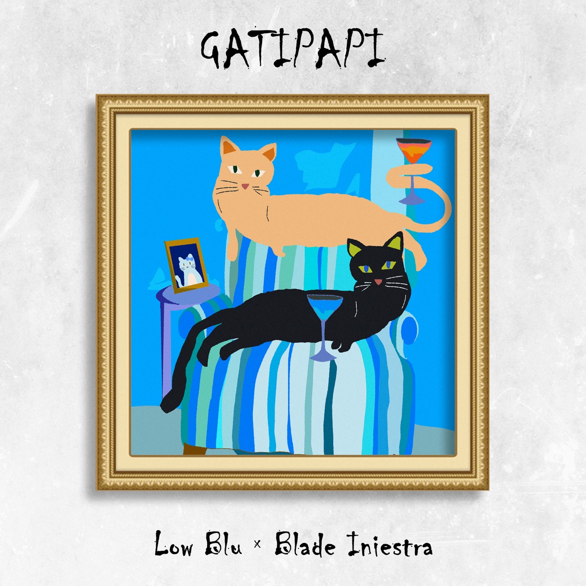 GATIPAPI - Single by Low Blu & Blade Iniestra album cover