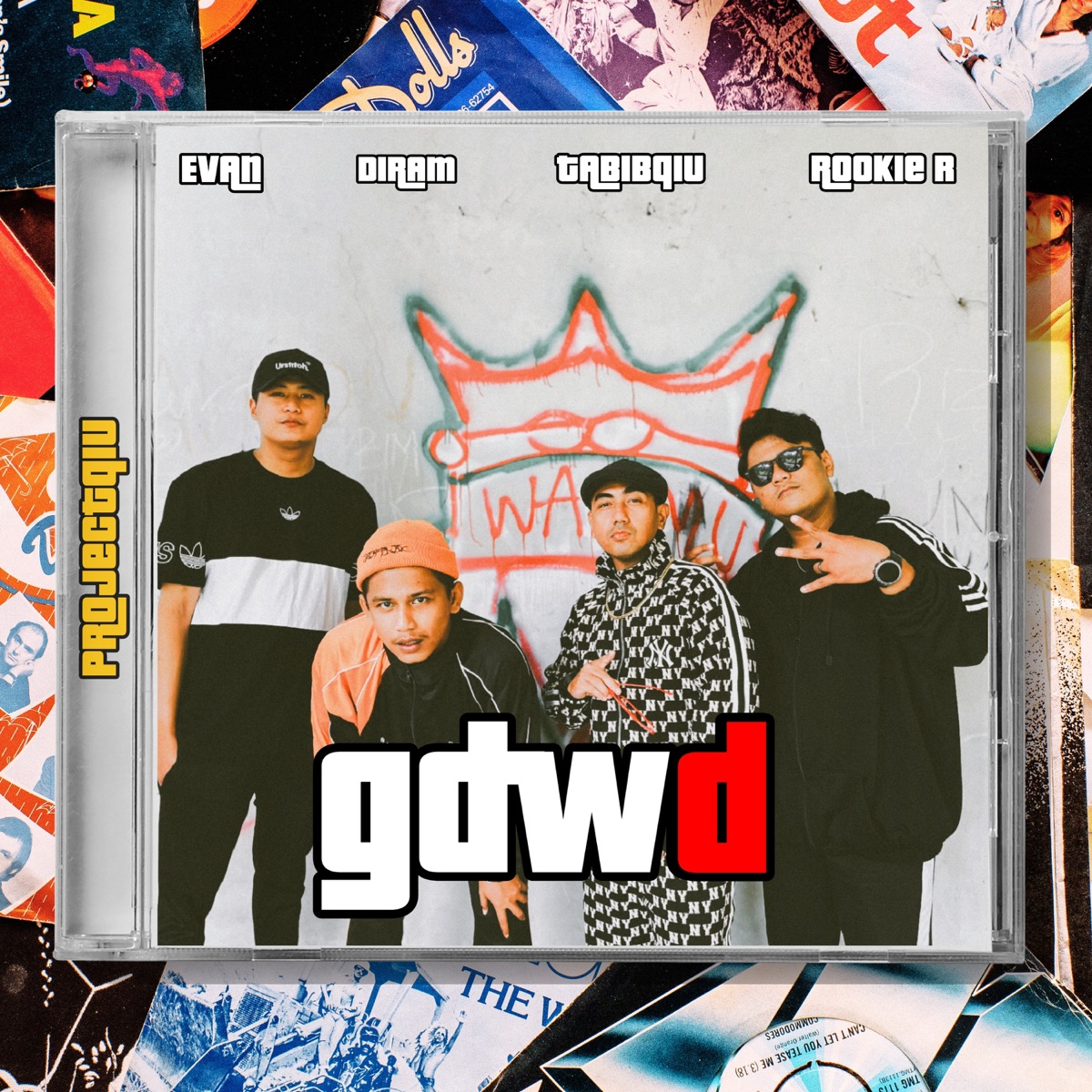 gdwd (feat. EVAN & DIRAM) - Single by PROjectQIU, Tabib Qiu & ROOKIE R album cover