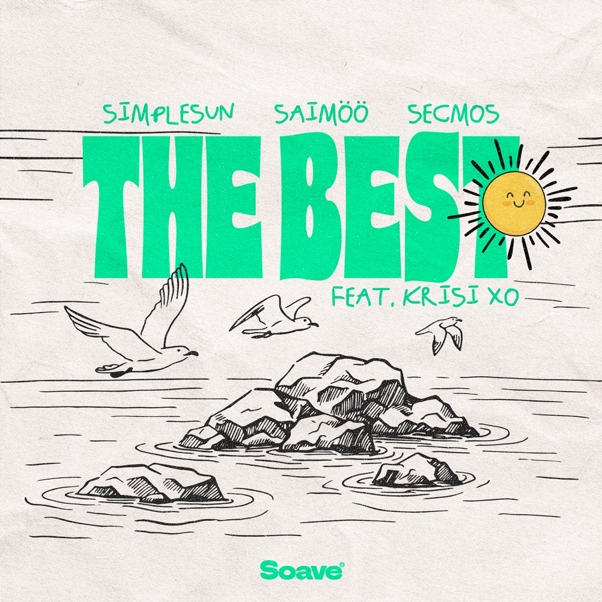 The Best - Single by simplesun, Saimöö, SECMOS & Krisi Xo album cover