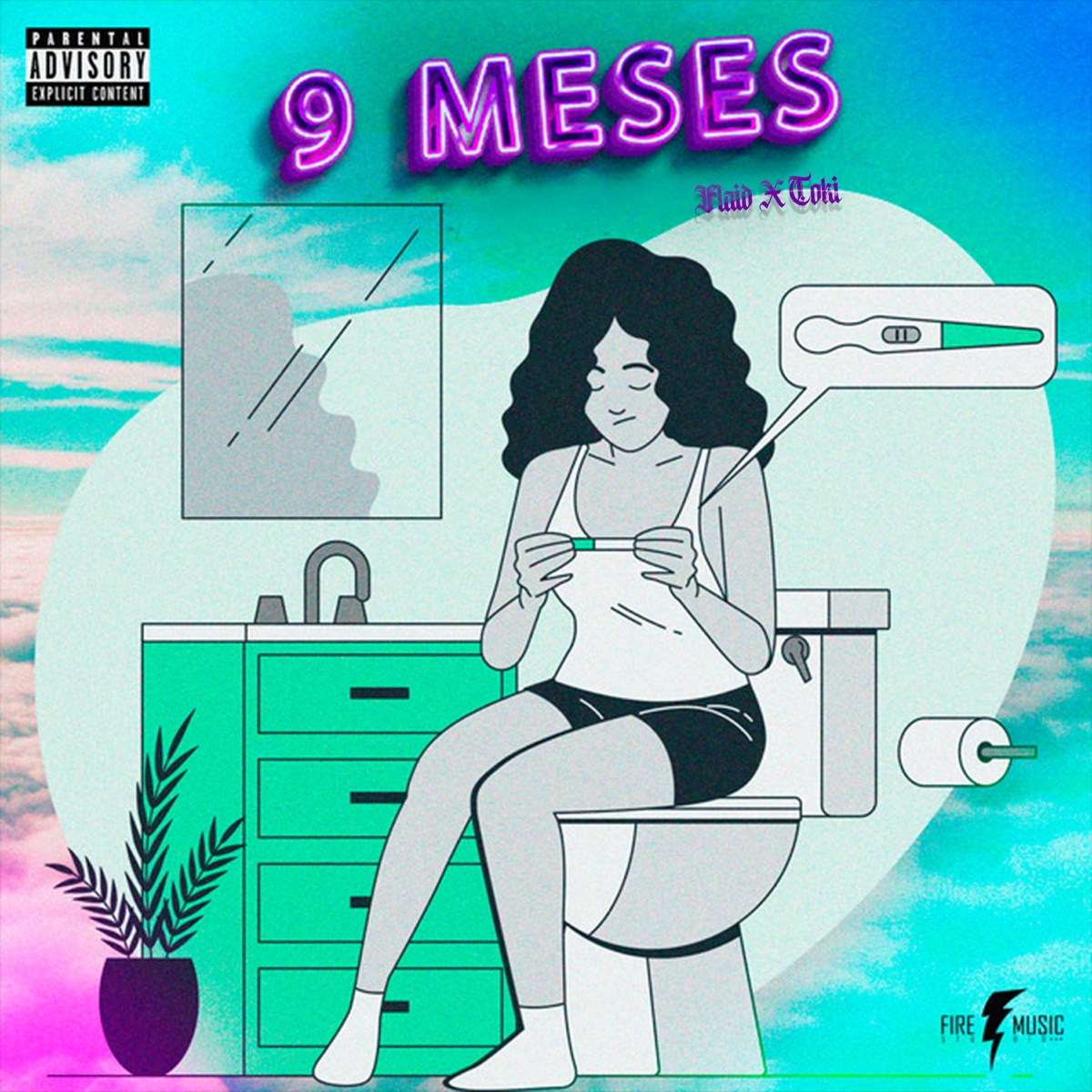 9 Meses - Single by Flaid & Toki album cover