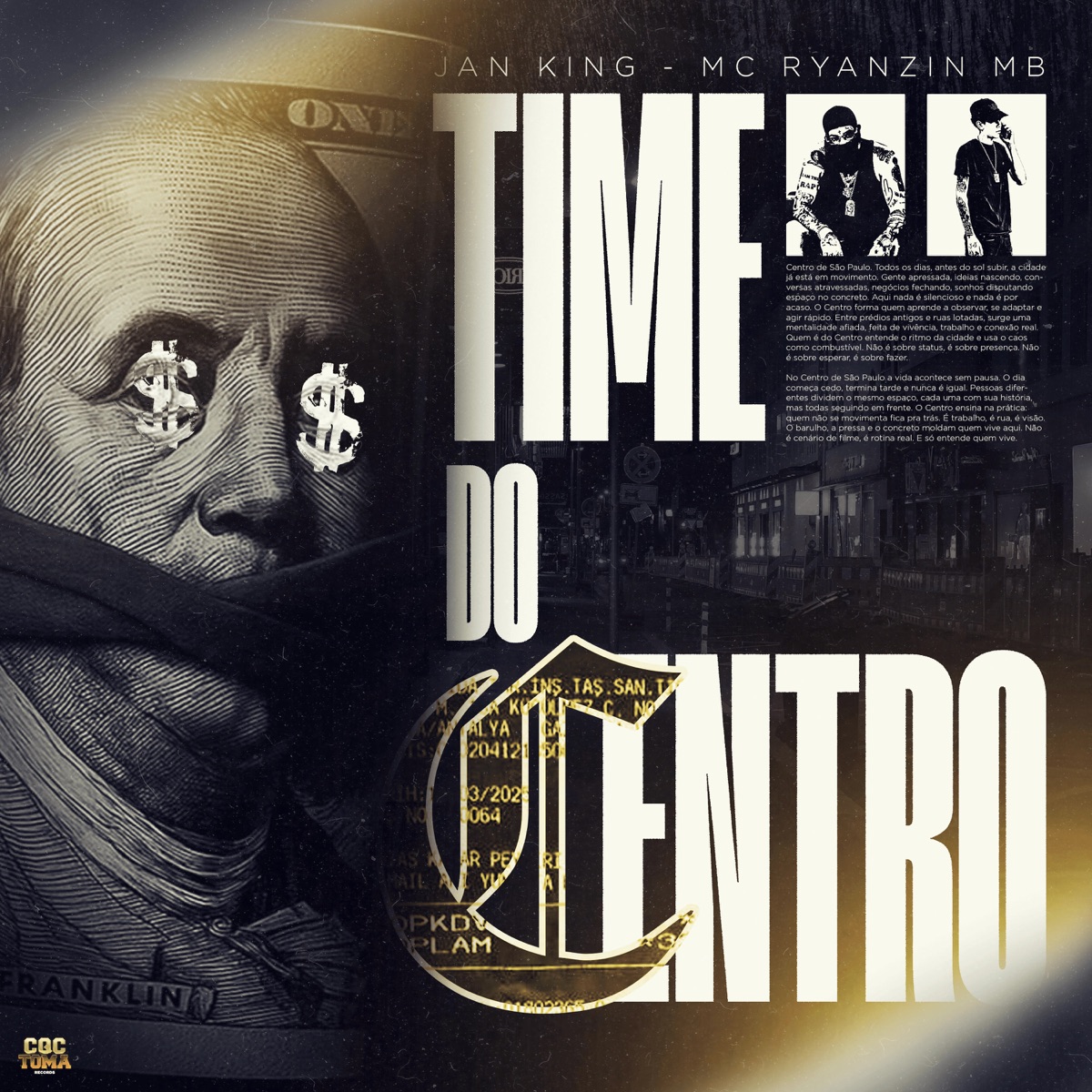 Time do Centro - Single by Jan King & MC Ryanzin MB album cover