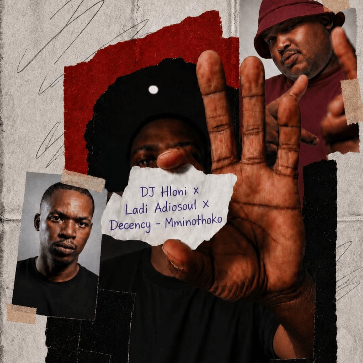 Mminothoko - Single by DJ Hloni, Ladi Adiosoul & Decency album cover