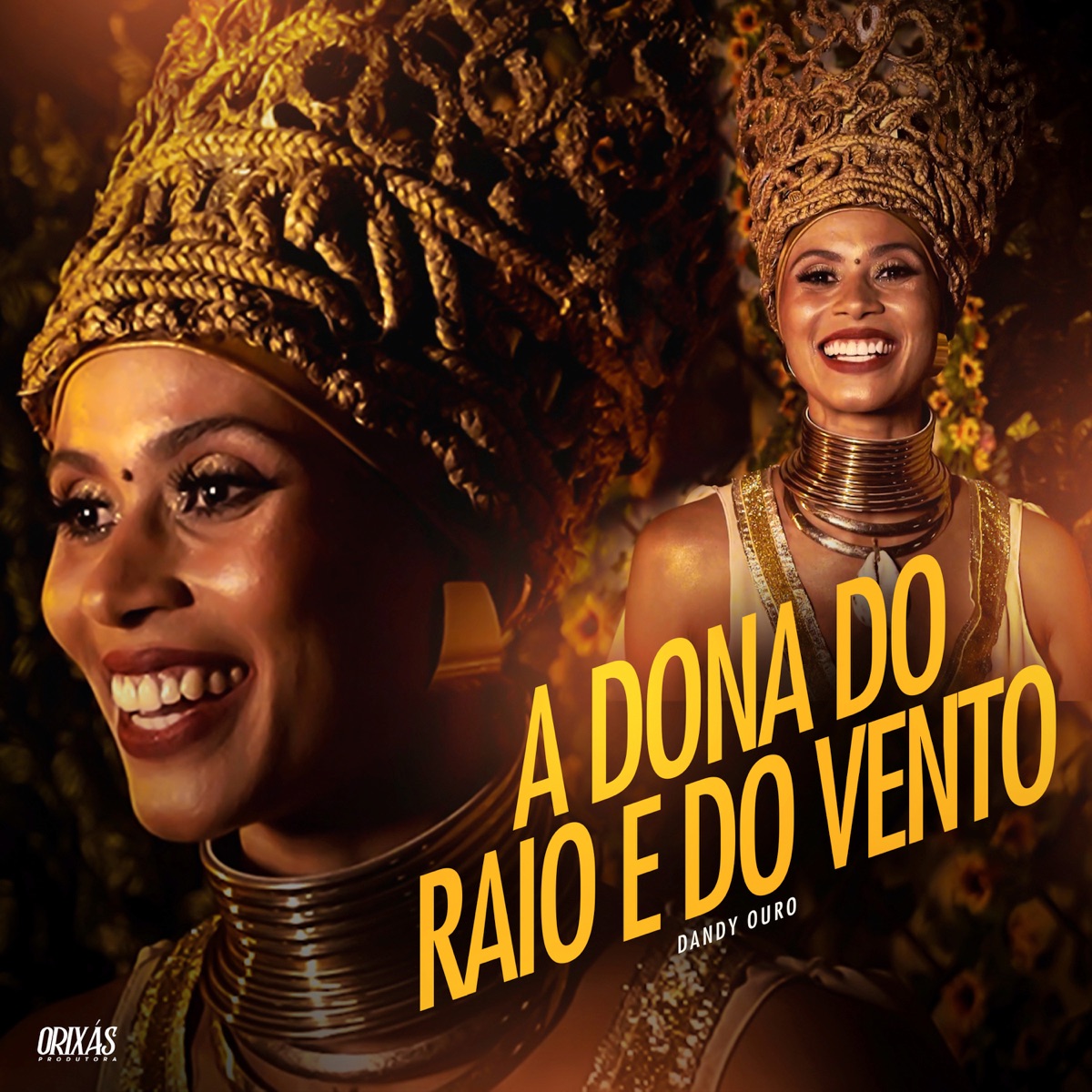 A dona do raio e do vento - Single by Dandy Ouro album cover