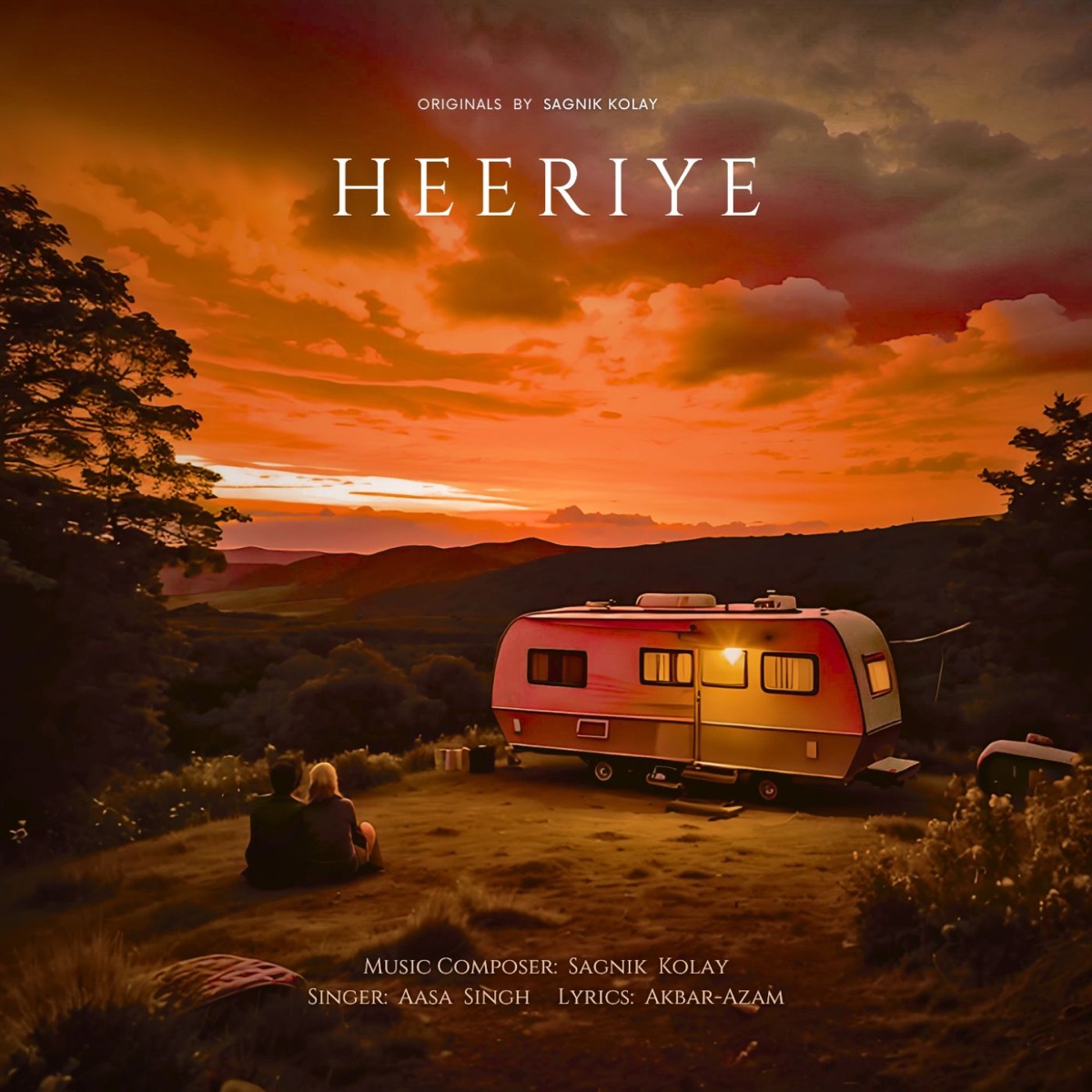 Heeriye - Single by Sagnik Kolay & Aasa Singh album cover
