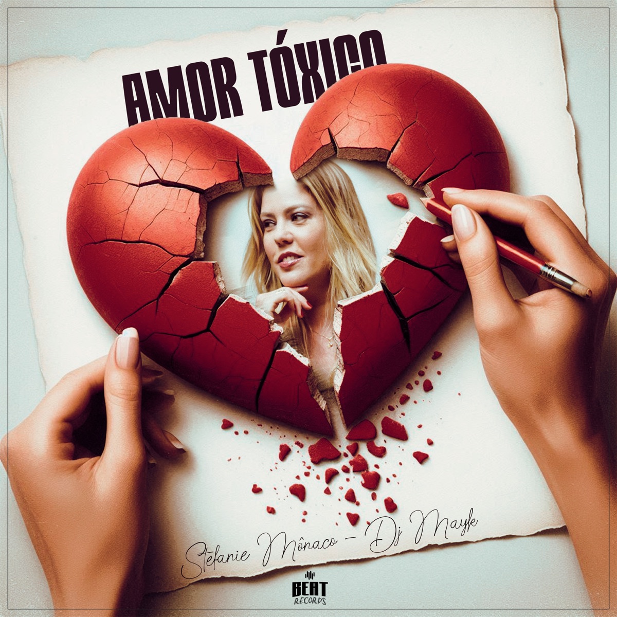 Amor tóxico - Single by Stefanie Mônaco & Dj Mayk album cover