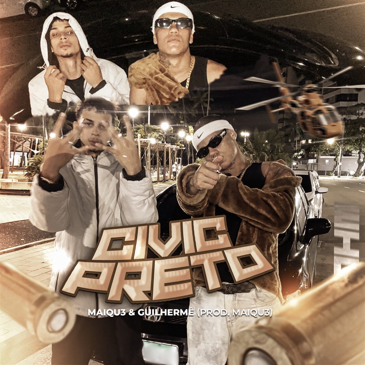 Civic Preto - Single by Maiqu3 & Guilhermê album cover