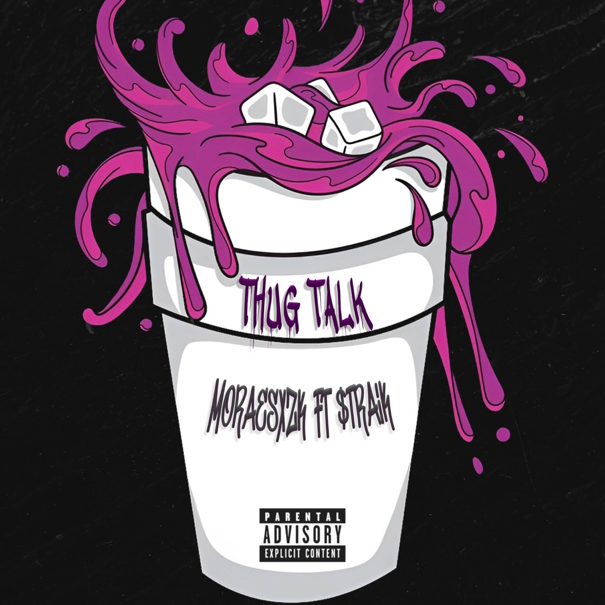 THUG TALK - Single by Moraesxzk & $traik album cover