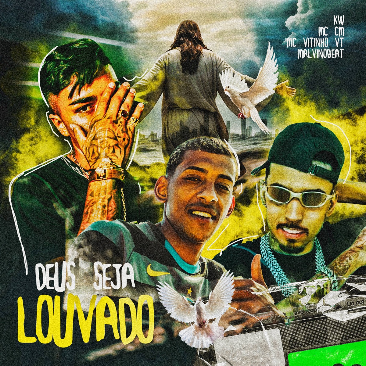 Deus Seja Louvado (feat. MALVINOBEAT) - Single by Kw, Mc CM & Mc Vitinho da vt album cover