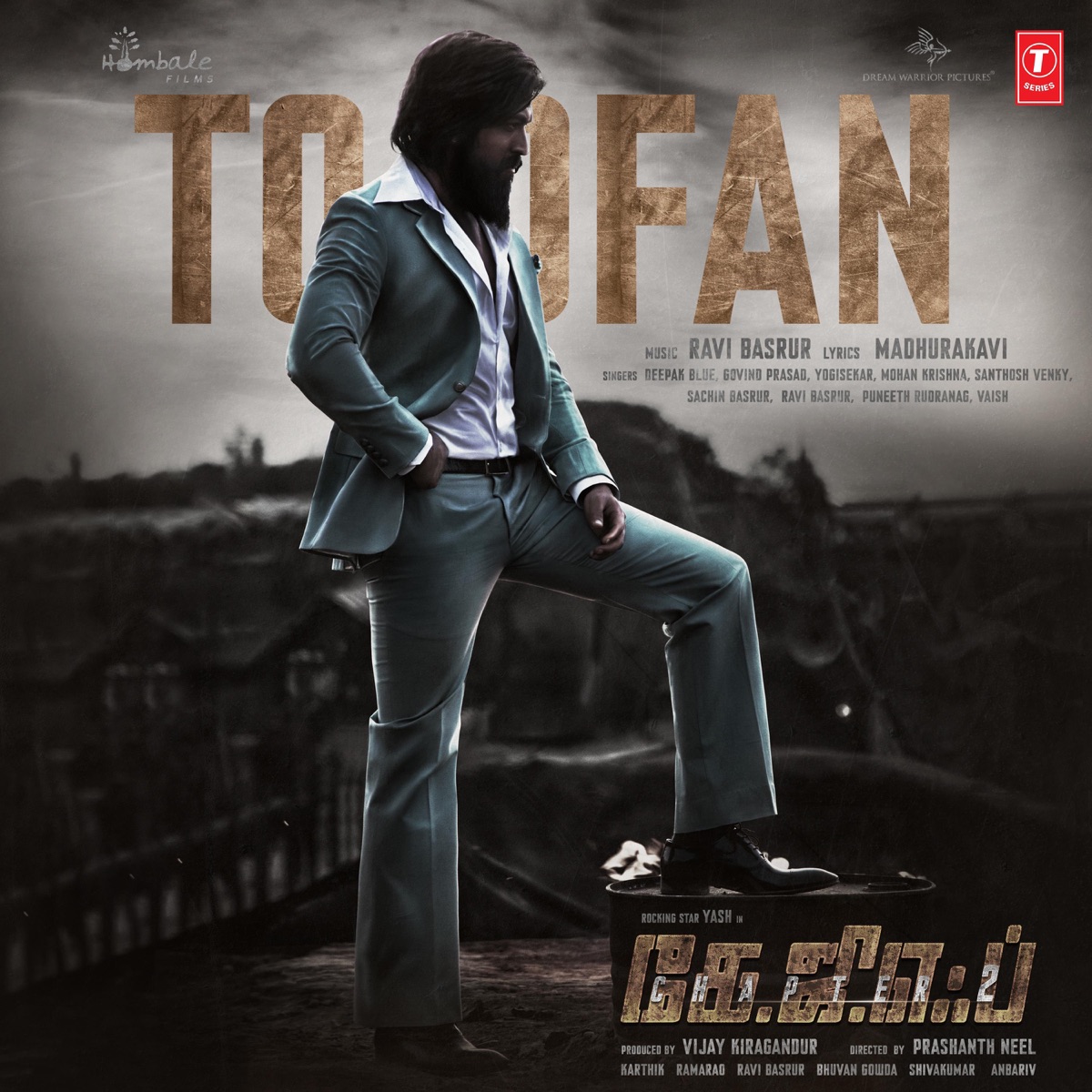 Toofan (From "Kgf Chapter 2") - Single by Deepak Blue, Govind Prasad, Yogisekar, Mohan Krishna, Santhosh Venky, Sachin Basrur, Ravi Basrur, Puneeth Rudranag, VAISH & Madhurakavi album cover
