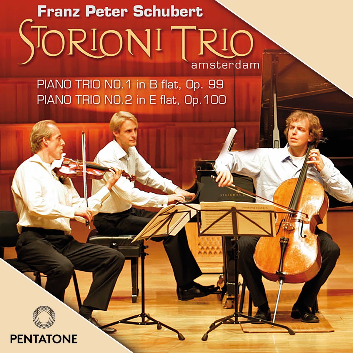 Schubert: Piano Trios 1 & 2 by Storioni Trio album cover
