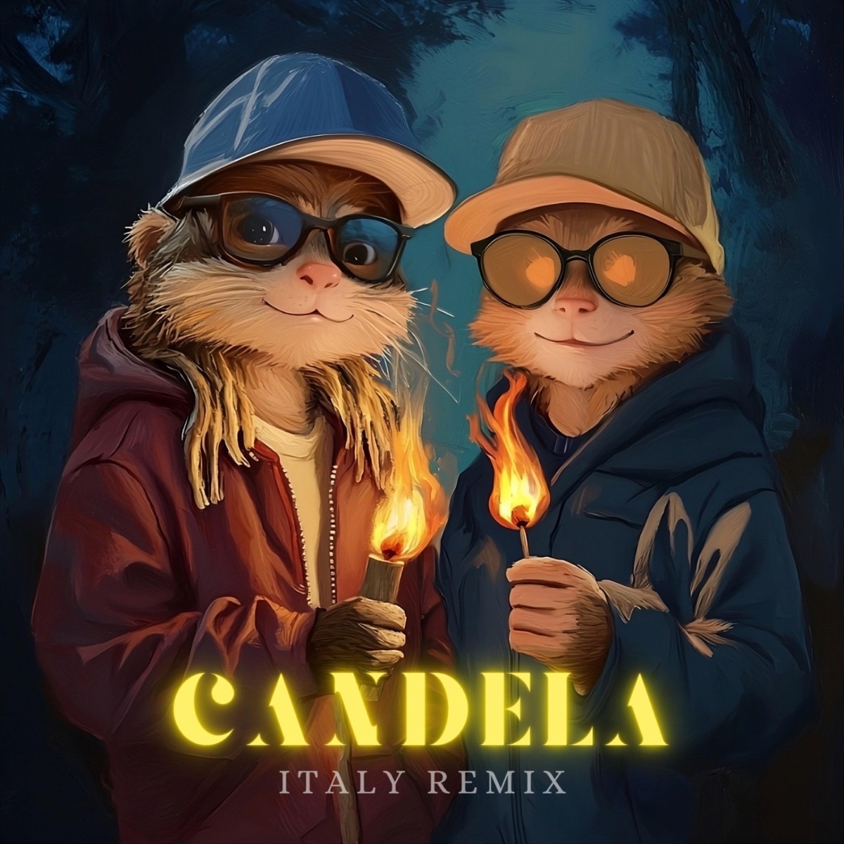 Candela (feat. Grossover) [Italy Remix] - Single by Yojance album cover