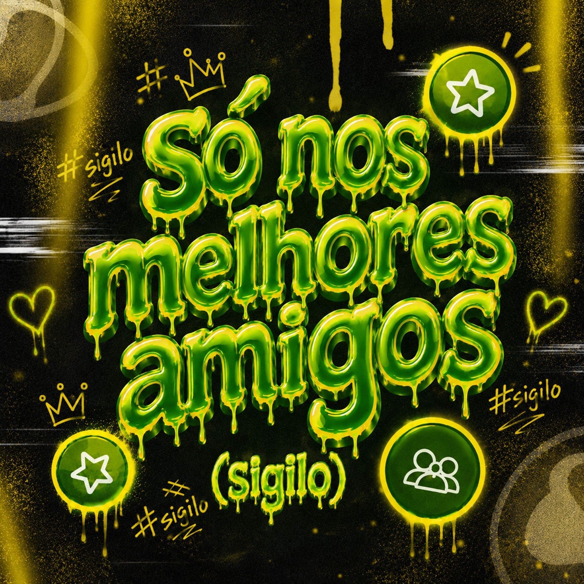Só nos Melhores Amigos ( sigilo ) - Single by DJ MK De Niterói, Mn de Niteroi, DG DO BLOOKLYN & DL de Niterói album cover