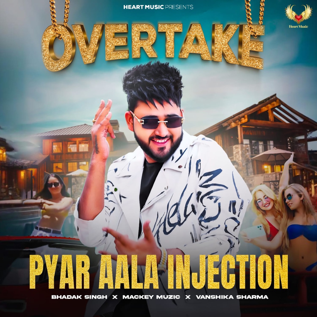 Pyar Aala Injection (From "Overtake") - Single by Bhadak Singh, Vanshika Sharma & Mackey Muzic album cover