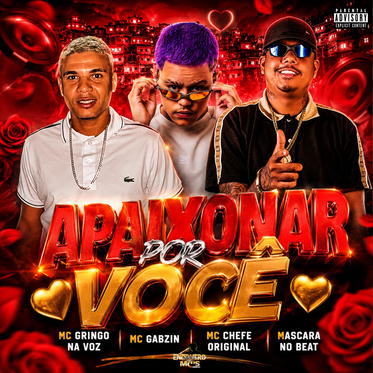 APAIXONAR POR VOCÊ - Single by MC GRINGO NA VOZ, Mc Chefe original, Mc Gabzin & Mascara no Beat album cover
