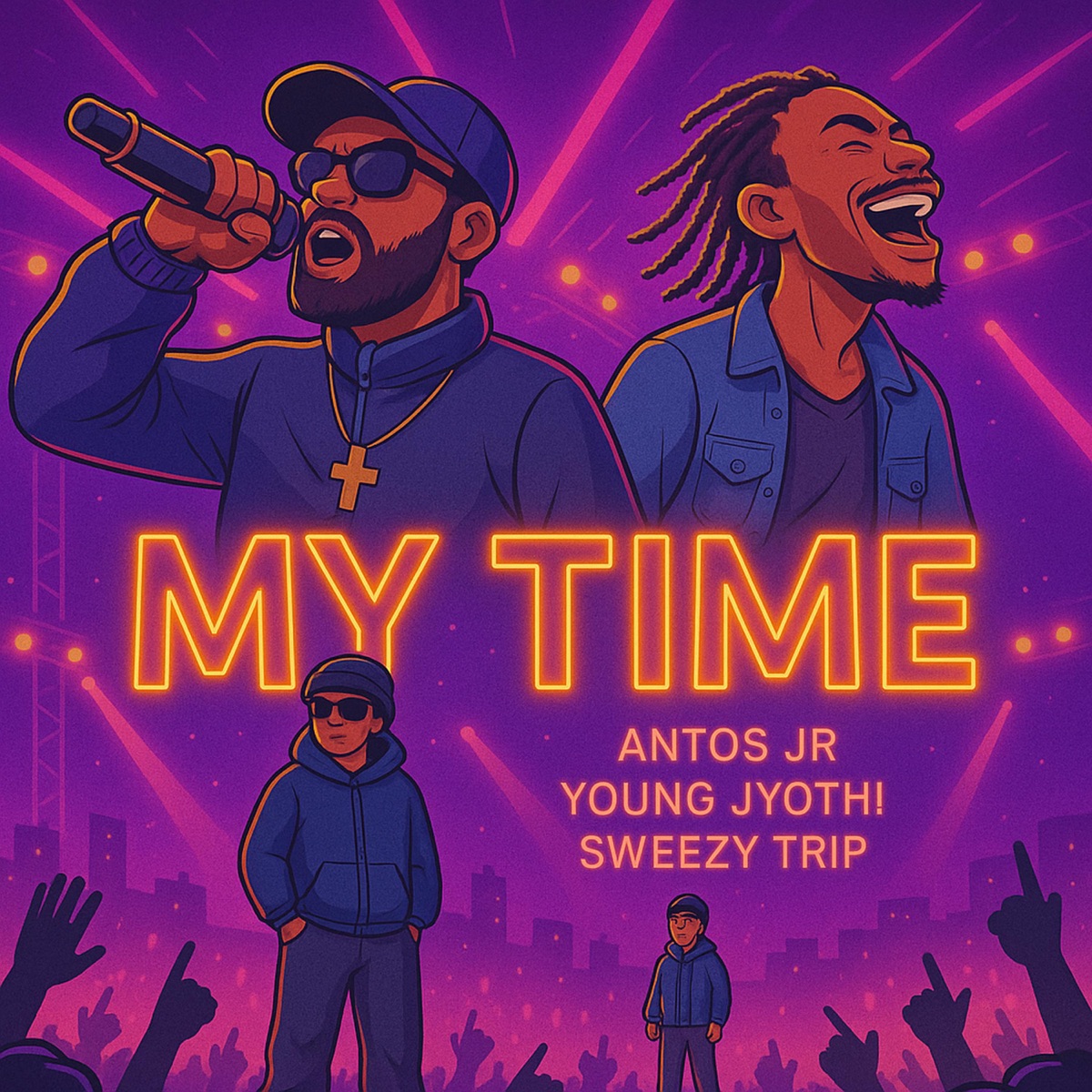 My Time - Single by Antos Jr, Sweezy Trip & Young jyothi album cover