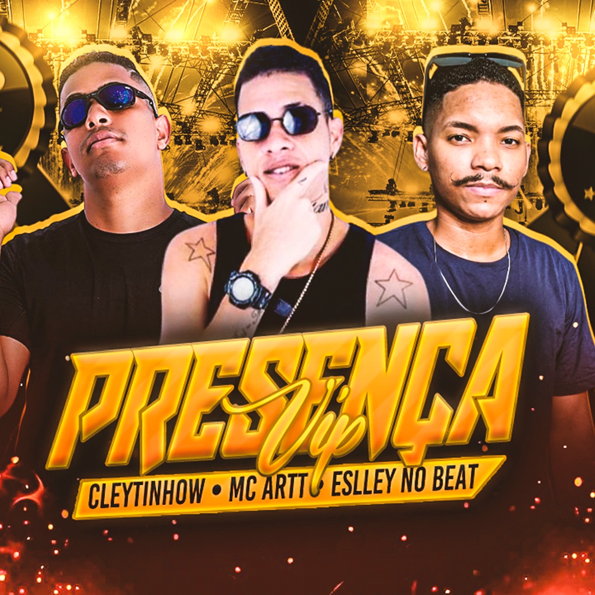 Presença Vip - Single by Cleytinhow, MC Artt & Eslley no Beat album cover