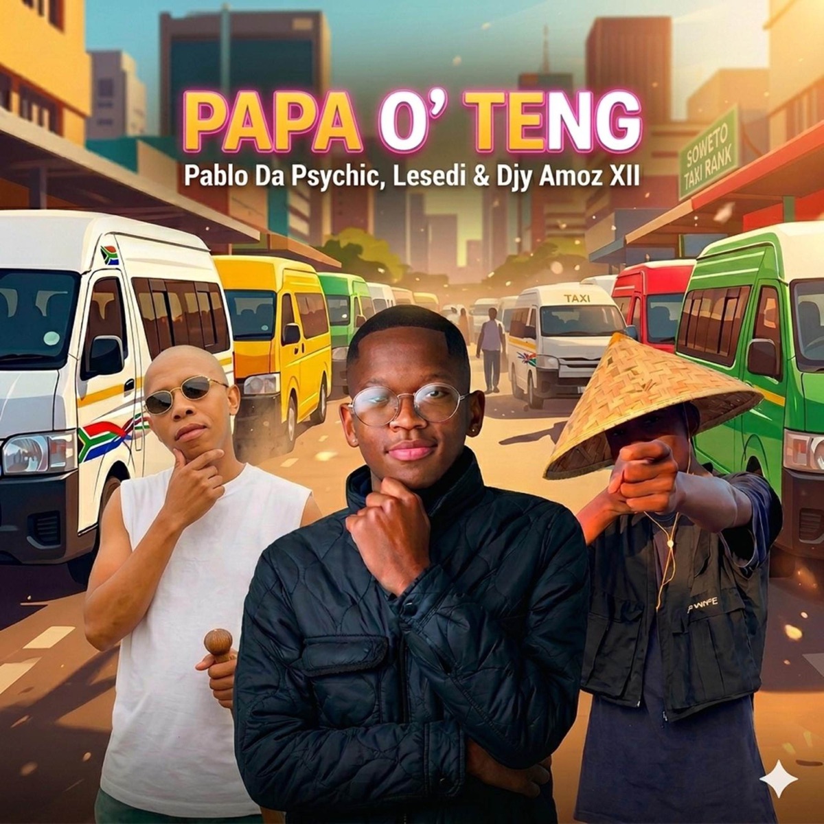 PAPA O' TENG - Single by Pablo Da Psychic, Lesedi & Djy Amoz XII album cover