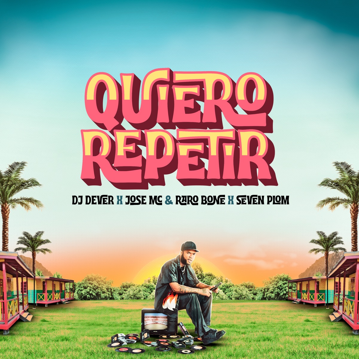 QUIERO REPETIR - Single by DJ Dever, Jose Mc & Raro Bone & Seven Plom album cover