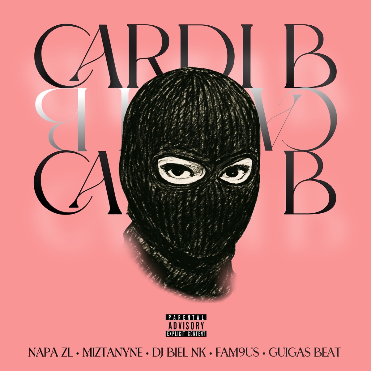 Cardi B (feat. Guiga Beatz) - Single by Napa ZL, Fam9usfda, Dj Bieel Nk & Mizta Nyne album cover